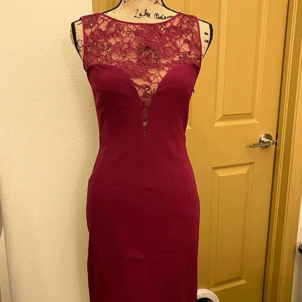 Emilio Pucci beautiful made in Italy bodycon dress lace top sexy 8 medium - Picture 4 of 14